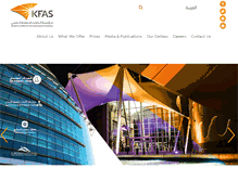 Tablet Screenshot of kfas.com